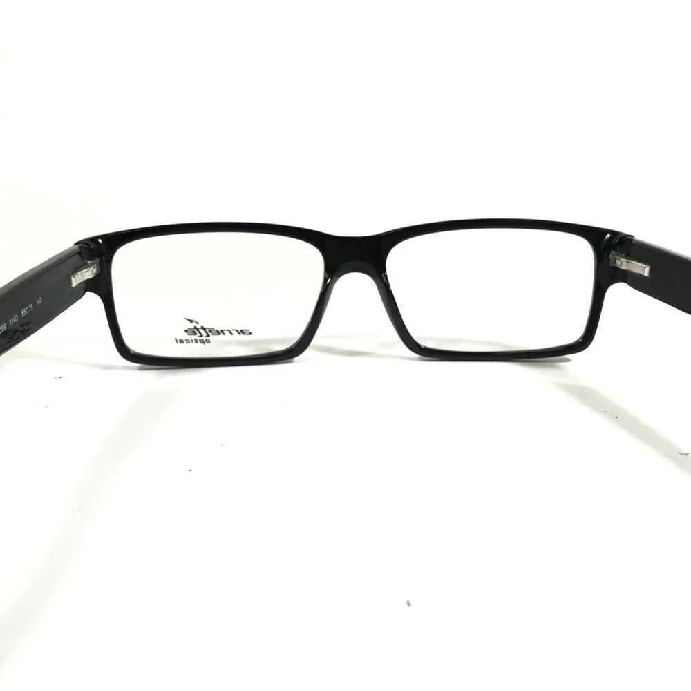 Arnette MOD.7059 1143 Eyeglasses Frames Black Rectangular Full Rim 55-15-140